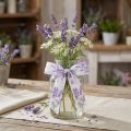 Band lavendel sidenband med lavendel bukett 40mm 15m | Floristik24.se