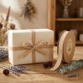 Presentband pappersflätat naturpappersband 20mm 10m | Floristik24.se
