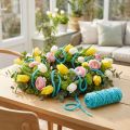 Filtsnöre fleece Mirabell 25m turkos | Floristik24.se