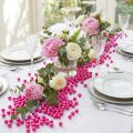 Dekorativa rosa pärlor, Ø8 mm, 250 stycken | Floristik24.se