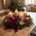 Sammetsband dekorativt band sammets presentband Erika 40mm 8m | Floristik24.se