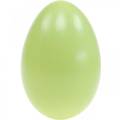 Floristik24 Gåsägg pastellgröna blåst ägg Påskdekoration 12st