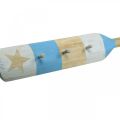 Floristik24 Deco paddel garderob maritim dekoration trä väggdekoration ljusblå 1m