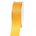 Presentband dekorationsband orange sidenband 40mm 50m