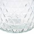Floristik24 Dekorativ glas diamant glasvas klar blomvas 2st