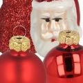 Floristik24 Mini juldekoration figurer och kulor assorterad glas 3cm 9st