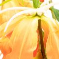 Konstgjord Gloriosa orange blomma med långa stjälkar för vaser 80cm 3st | Floristik24.se