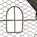 Floristik24 Hängdekor metalldekor hus väggdekoration rost 3 krukor 60cm