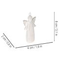 Ängelhänge dekorativ figur för att hänga på julgran 8cm 4st | Floristik24.se