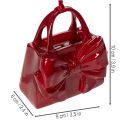 Dekorativ handväska med rosett för upphängning, 10 cm | Floristik24.se