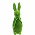 Floristik24 Flockad kanin grön H42cm