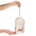 Klocka med julmotiv för upphängning, 26 cm | Floristik24.se