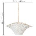 Korg för bröllopsblomsterflicka 24 cm x 17 cm | Floristik24.se