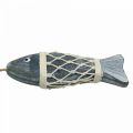 Floristik24 Träfisk deco, deco fisk för upphängning 16,5cm