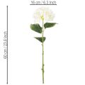 Konstgjord hortensia med lång stjälk, konstgjord blomma, 60 cm | Floristik24.se