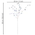 Konstgjord, delikat blommande gren med skimrande blommor, 98 cm | Floristik24.se
