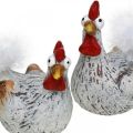 Floristik24 Påsk Höns Roliga Kyckling Kycklingar Deco Keramik 4st