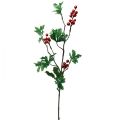 Floristik24 Ilex Artificiell Holly Berry Branch Röda bär 75cm