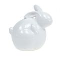 Floristik24 Keramik kanin vit 8,5cm 4st