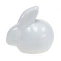 Floristik24 Keramik kanin vit 8,5cm 4st