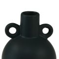 Floristik24 Keramikvas minivas svart handtag keramik Ø8,5cm H12cm
