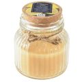 Floristik24 Ljus Citronella doftljus glaslock honung H11,5cm