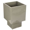 Floristik24 Grön kubplanter, 22 cm, med upphöjt stativ