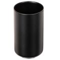 Floristik24 Rund magnetisk ljushållare, mattsvart, för 25 mm koniska ljus, 4 stycken