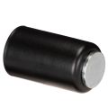 Rund magnetisk ljushållare, mattsvart, för 25 mm koniska ljus, 4 stycken | Floristik24.se