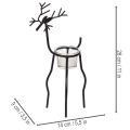 Renljusstake med värmeljus i glas, 28 cm | Floristik24.se