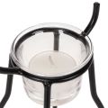 Renljusstake med värmeljus i glas, 28 cm | Floristik24.se