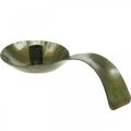 Ljusstake metall antik sked med patina 25x11x5cm | Floristik24.se