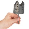 Värmeljushållare med spik, husformade hållare för blockljus, 6 cm, 2 st | Floristik24.se