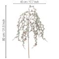 Konstgjord tallgren med kottar, dekorativ tallgren, konstgjord, 80 cm, 3 stycken | Floristik24.se
