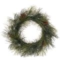 Floristik24 Konstgjord krans av tallkvistar med kottar 60 cm