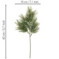 Konstgjord tallgren för vinterdekorationer, 40 cm, 4 stycken | Floristik24.se