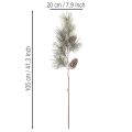 Konstgjord tallgren med kottar och långa barr 105 cm | Floristik24.se