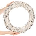 Rund kvistkrans för pyssel och dekoration, dörrkrans 50 cm | Floristik24.se
