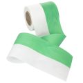 Grönt och vitt moiréband med krans, 100 mm x 25 m - nationellt band, taftband, rosettband, dekorativt band | Floristik24.se