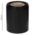 Svart kransband 100mm 25m - sorgband, rosettband, dekorationsband, blomstertillbehör | Floristik24.se