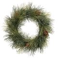 Floristik24 Konstgjord krans av tallkvistar med kottar 60 cm