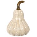 Dekorativ pumpa i keramik, höstlig bordsdekoration, 12 cm | Floristik24.se