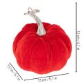 Tygpumpa som bordsdekoration, höstdekoration, 13 cm, 3 stycken | Floristik24.se