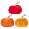 Tygpumpa som bordsdekoration, höstdekoration, 13 cm, 3 stycken | Floristik24.se