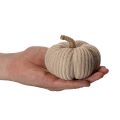 Dekorativa stickade pumpor, höstdekoration, 10 cm, 6 stycken | Floristik24.se
