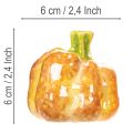 Dekorativa pumpor för höstlig bordsdekoration, 6 cm, 2 stycken | Floristik24.se