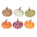 Floristik24 Minipumpadekorationset, höst- och halloweendekorationer, blandade färger, 4 cm, 24 delar