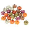 Minipumpadekorationset, höst- och halloweendekorationer, blandade färger, 4 cm, 24 delar | Floristik24.se