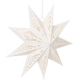 Floristik24 Julstjärne-LED-dekoration för upphängning, varmvit, inomhus, 38 cm