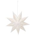 Julstjärne-LED-dekoration för upphängning, varmvit, inomhus, 38 cm | Floristik24.se